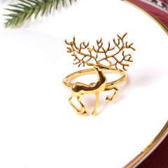 Christmas Napkin Ring Buckle Cloth Ring Holiday Accessory