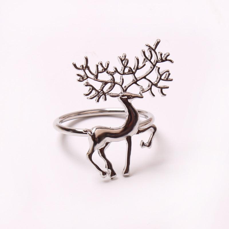 Christmas Napkin Ring Buckle Cloth Ring Holiday Accessory