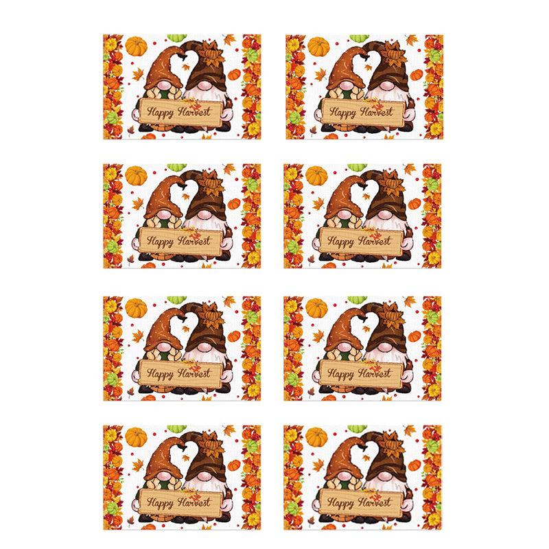Fall Series Table Runner placemats Thanksgiving Theme Linen