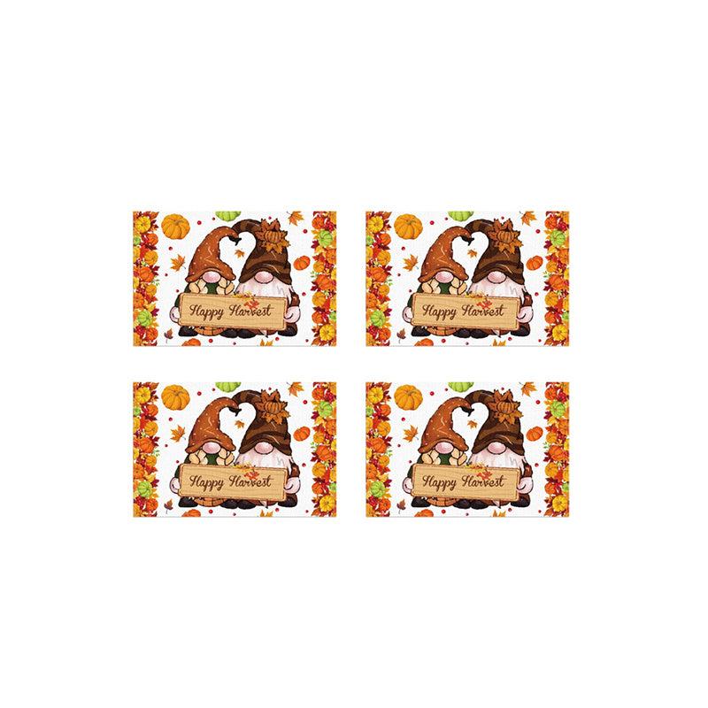 Fall Series Table Runner placemats Thanksgiving Theme Linen