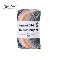 Washable Reusable Toilet Paper Cloth Towels Set