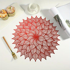 4pcs European Style Heat Insulation Placemat and Coaster Set