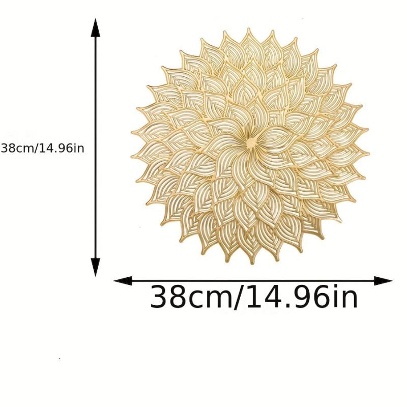 4pcs European Style Heat Insulation Placemat and Coaster Set