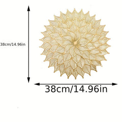 4pcs European Style Heat Insulation Placemat and Coaster Set