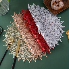 4pcs European Style Heat Insulation Placemat and Coaster Set