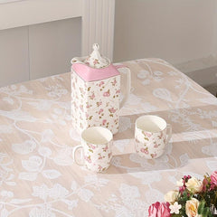 Lace Flower And Bird Tablecloth Rectangular Table Decoration Weeding Birthday