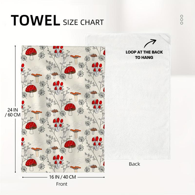 2pcs Cat Pattern Hand Towels Microfiber Dish Cloths