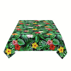 Waterproof Floral Printed Tablecloth for Party Picnic & Dinner Decor
