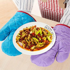 Solid Microwave Oven Gloves Thickened Special Insulation Anti Scald