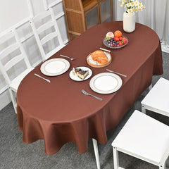 Waterproof Polyester Tablecloth Rectangle Style Table Cover for Picnic