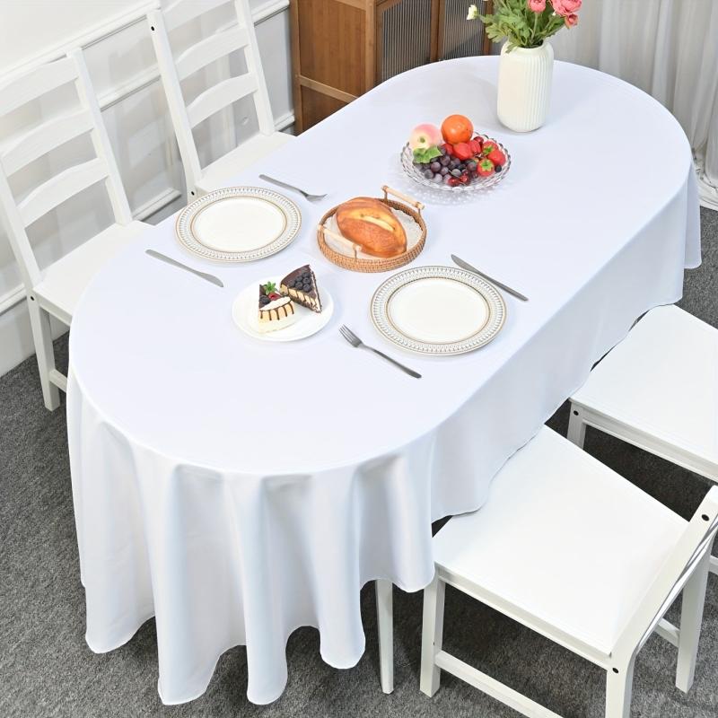 Waterproof Polyester Tablecloth Rectangle Style Table Cover for Picnic