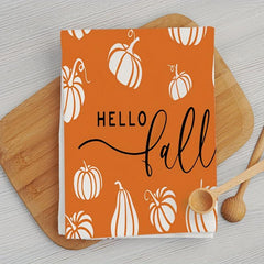 Thanksgiving Pumpkin Dish Cloth Orange Scouring Pad Kitchen Supplies