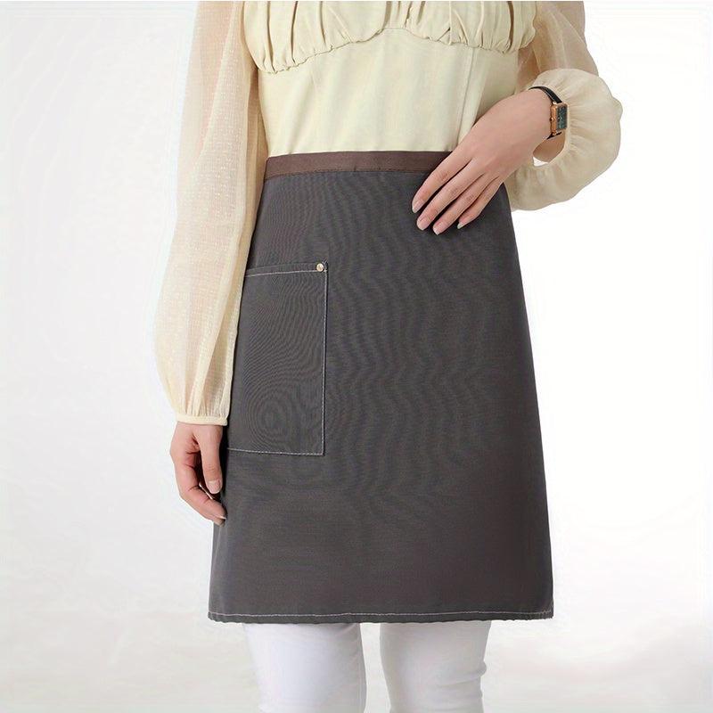 2pcs Canvas Half length Apron Custom Printing Kitchen Supplies