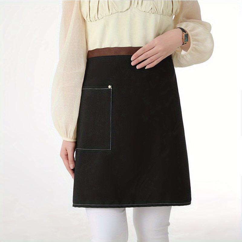 2pcs Canvas Half length Apron Custom Printing Kitchen Supplies