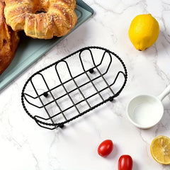 Oval French Fries & Chicken Snack Basket Non-Stick Holder