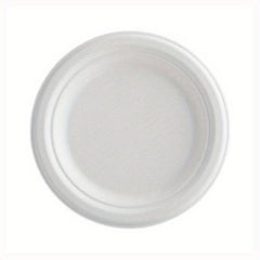 100pcs Sugarcane Bagasse Plates - Eco Friendly Biodegradable Paper Plates