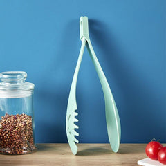 1pc Plastic Cooking Tongs Non Slip Food Tongs For Cooking Kitchen Tools