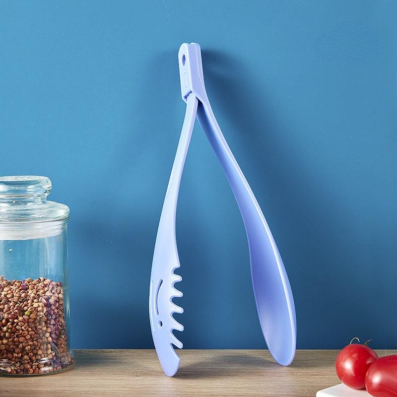 1pc Plastic Cooking Tongs Non Slip Food Tongs For Cooking Kitchen Tools