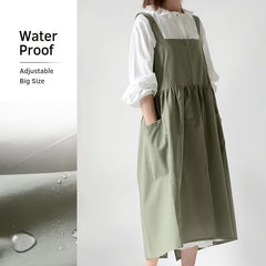 Waterproof Apron Large Size Kitchen Baking Art Manicure Gown
