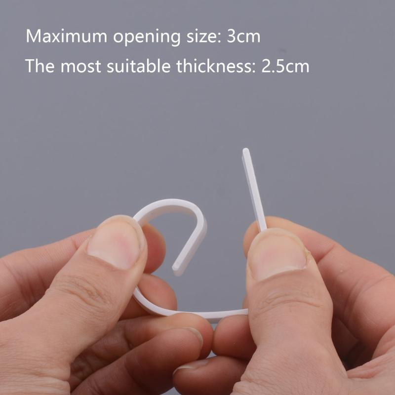4pcs Plastic Clips High Elastic Tablecloth Clip Storage Clips