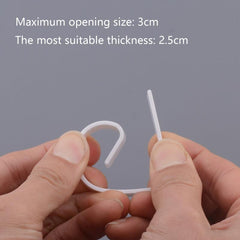 4pcs Plastic Clips High Elastic Tablecloth Clip Storage Clips
