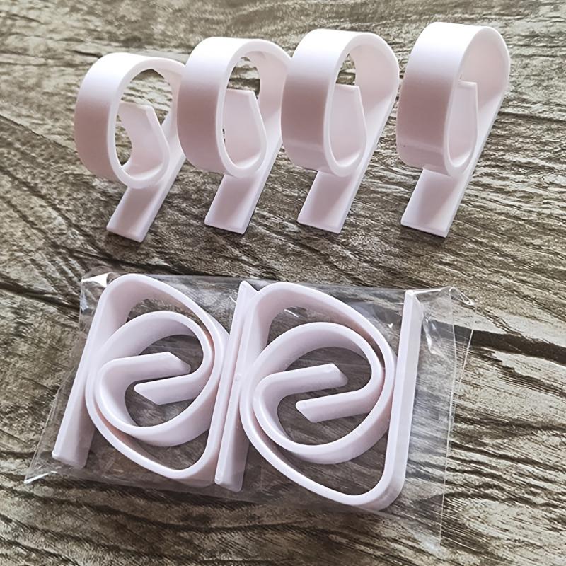 4pcs Plastic Clips High Elastic Tablecloth Clip Storage Clips