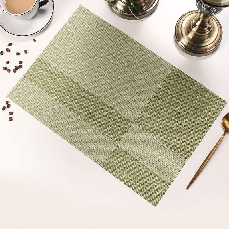 1pc Heat Resistant Placemat Non slip Washable PVC Table Mat