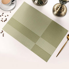 1pc Heat Resistant Placemat Non slip Washable PVC Table Mat
