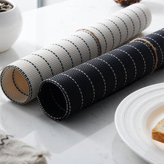1pc Heat Resistant Placemat Non slip Washable PVC Table Mat