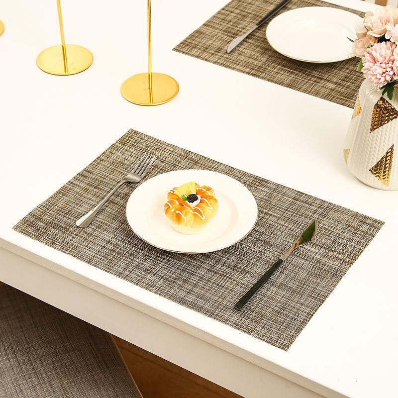 1pc Heat Resistant Placemat Non slip Washable PVC Table Mat
