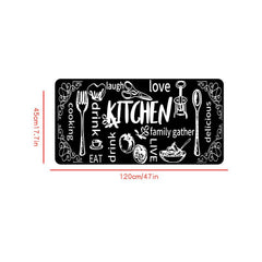 1pc Printed Home Kitchen Rug Non slip Home Rug