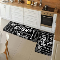 1pc Printed Home Kitchen Rug Non slip Home Rug