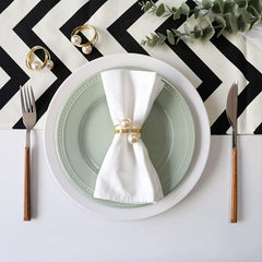 6pcs Delicate Napkin Rings for Wedding Banquet Table Decoration