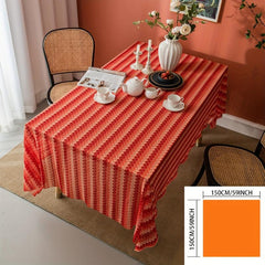 Polyester Gradient Lace Tablecloth Household Table Decor