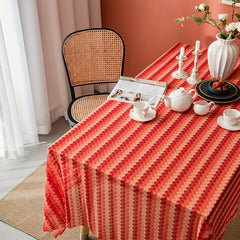 Polyester Gradient Lace Tablecloth Household Table Decor