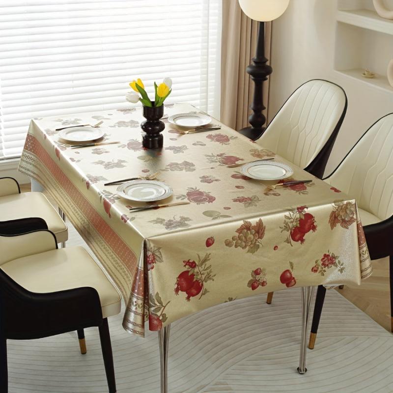Polyester Tablecloth Waterproof Nordic Style Table Cloth Rectangle