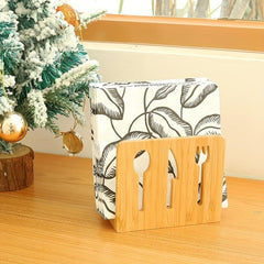 Bamboo Table Napkin Holder Kitchen Decoration