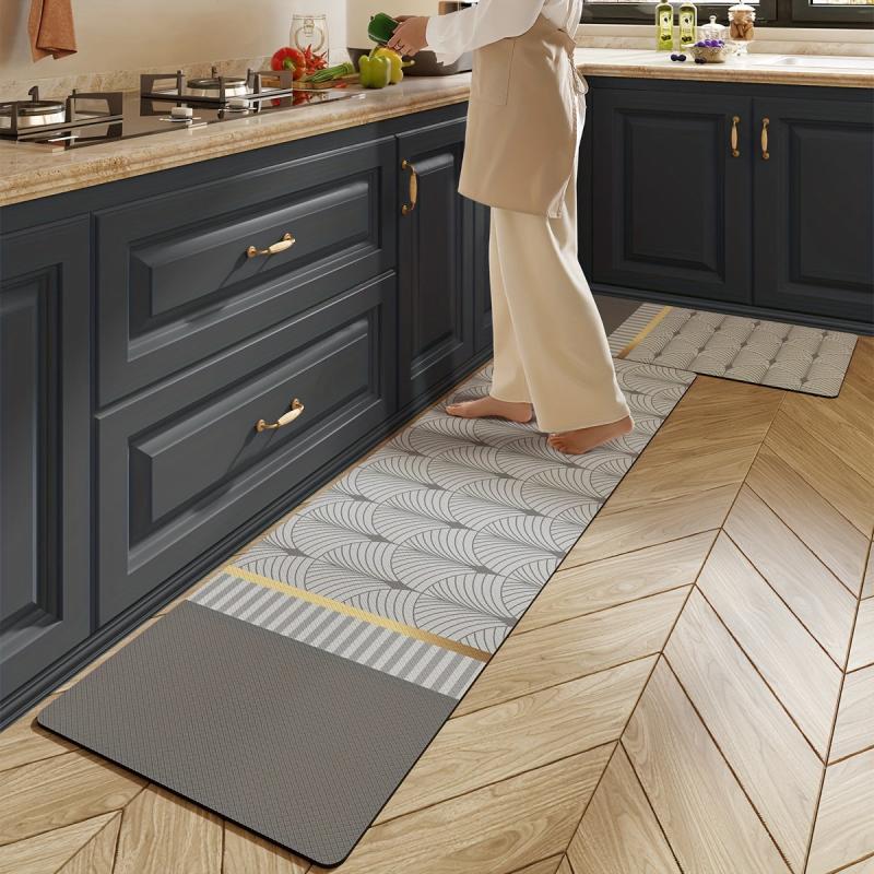 1pc Kitchen Mat Cushioned Anti Fatigue Comfort Mat Non Slip Memory Foam