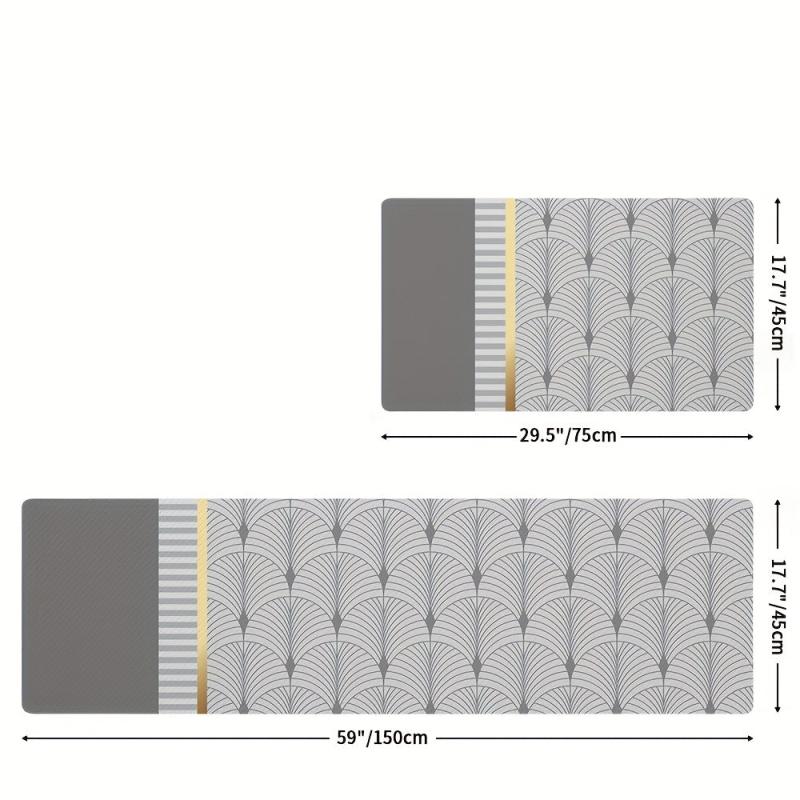 1pc Kitchen Mat Cushioned Anti Fatigue Comfort Mat Non Slip Memory Foam