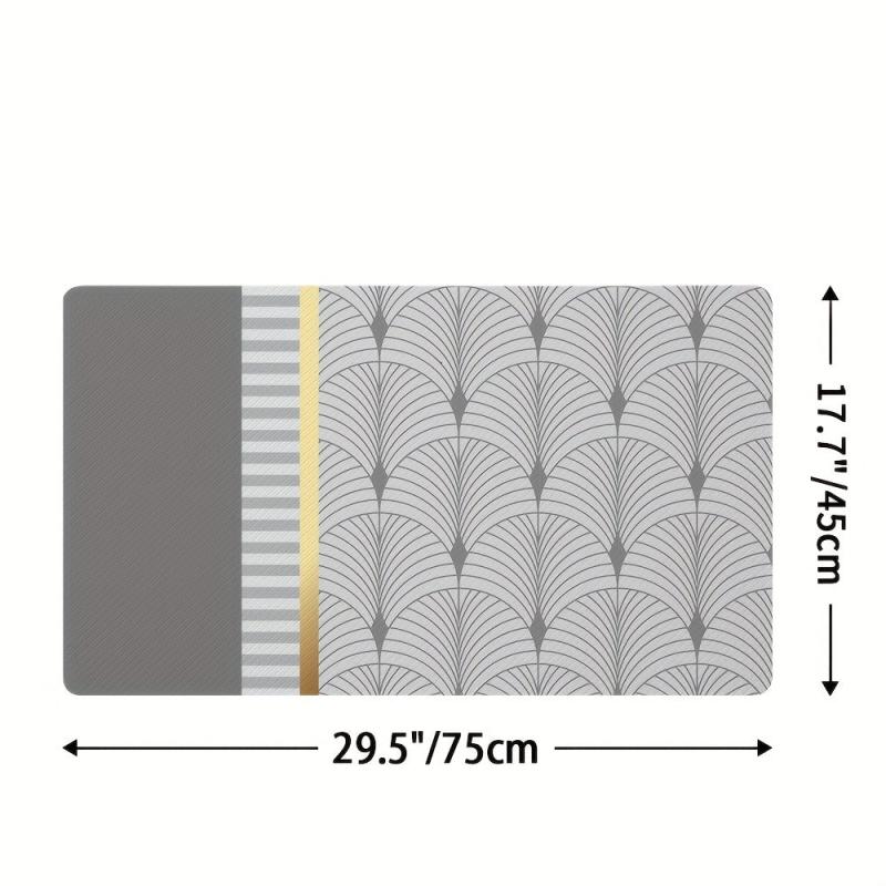 1pc Kitchen Mat Cushioned Anti Fatigue Comfort Mat Non Slip Memory Foam