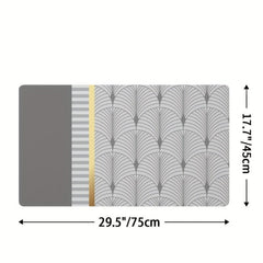1pc Kitchen Mat Cushioned Anti Fatigue Comfort Mat Non Slip Memory Foam