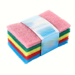 2pcs Dish Scrubbing Brush Microfiber Dish Cloths Cleaning Sponge