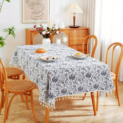 Floral Pattern Tablecloth for Picnic Camping Party Home Decoration