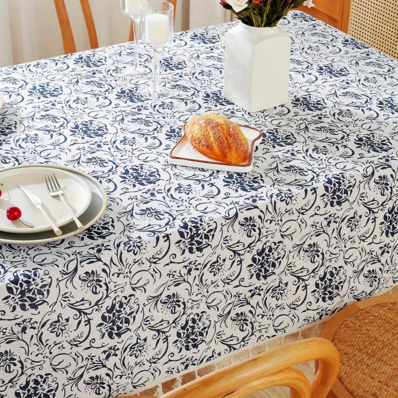 Floral Pattern Tablecloth for Picnic Camping Party Home Decoration
