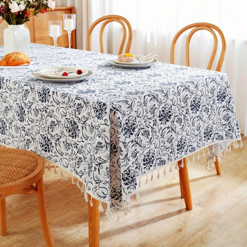 Floral Pattern Tablecloth for Picnic Camping Party Home Decoration