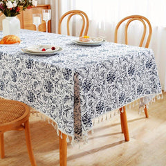 Floral Pattern Tablecloth for Picnic Camping Party Home Decoration