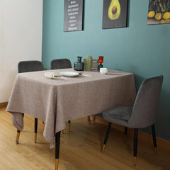 Waterproof Rectangle Linen Table Cloth for Picnic or Holiday Party