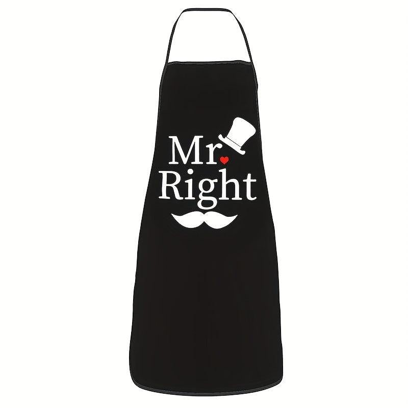 Polyester Apron Unisex Adjustable Cooking Apron Solid Apron
