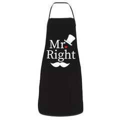 Polyester Apron Unisex Adjustable Cooking Apron Solid Apron