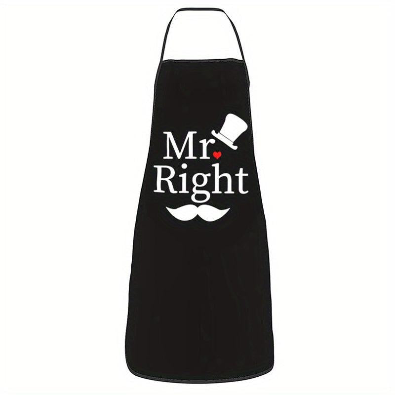 Polyester Apron Unisex Adjustable Cooking Apron Solid Apron